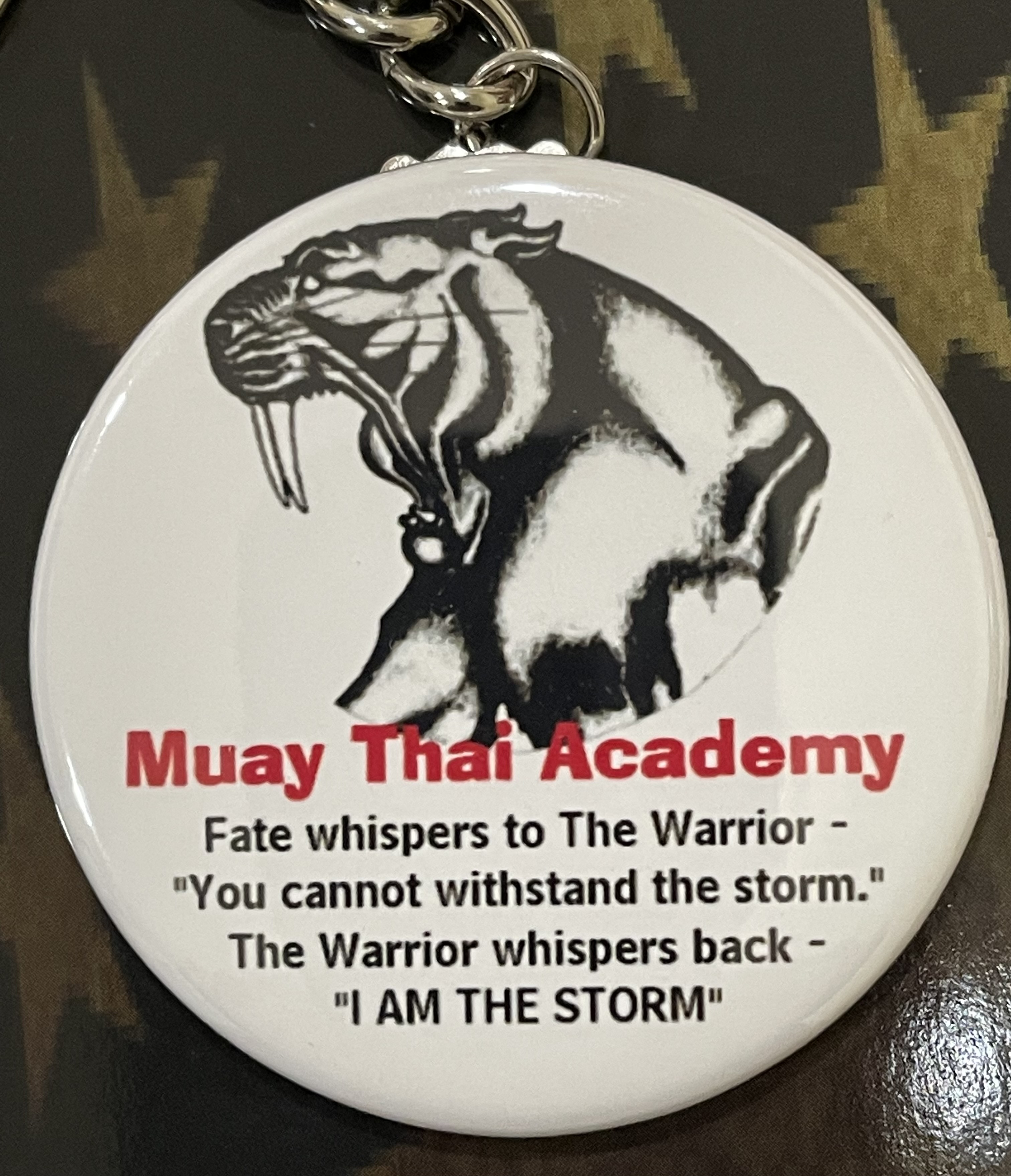 I am the storm keychain