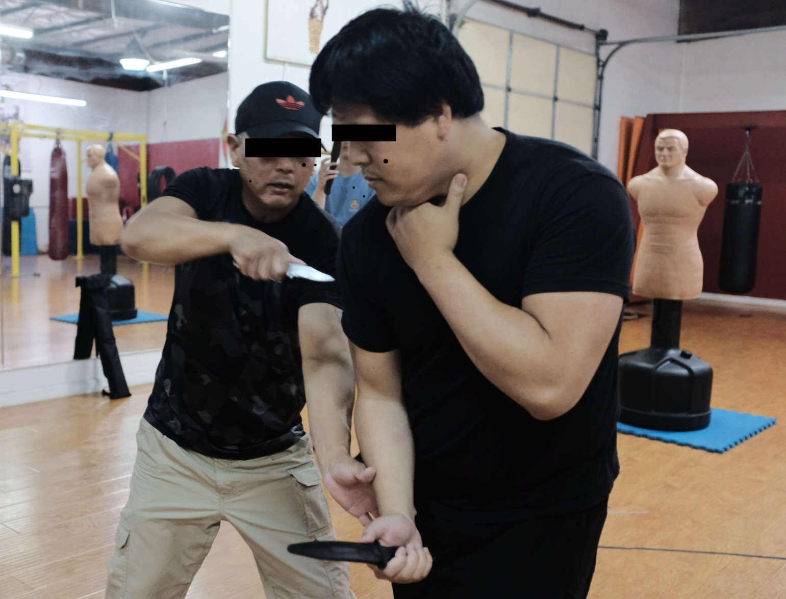 Close quarter combat knife drill training